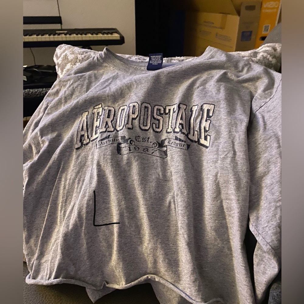 Long sleeve crop top